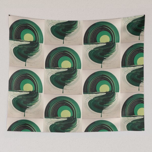 Item preview, Engrossing Depth of Emerald Swirl designed and sold by KilianSzmid.
