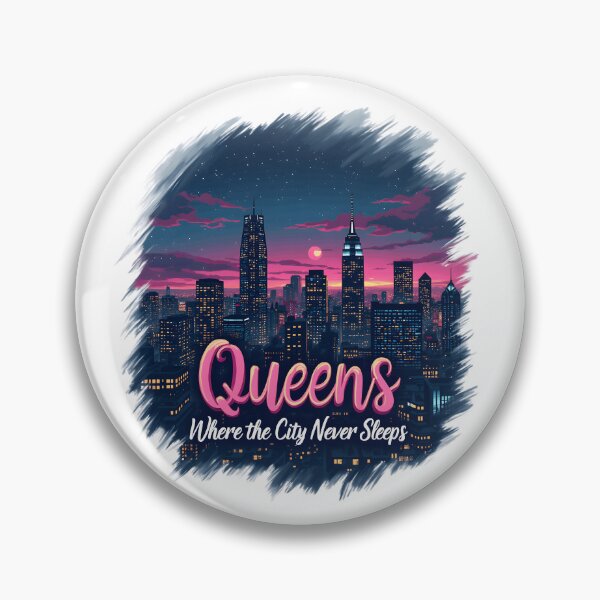 Item preview, queens new york, where the cty never sleeps designed and sold by mood-draftsman.