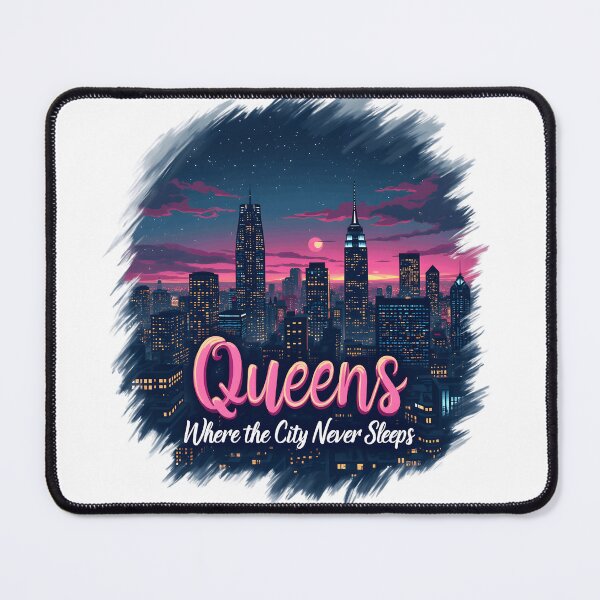 Item preview, queens new york, where the cty never sleeps designed and sold by mood-draftsman.