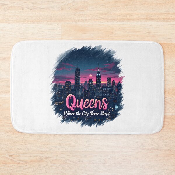 Item preview, queens new york, where the cty never sleeps designed and sold by mood-draftsman.