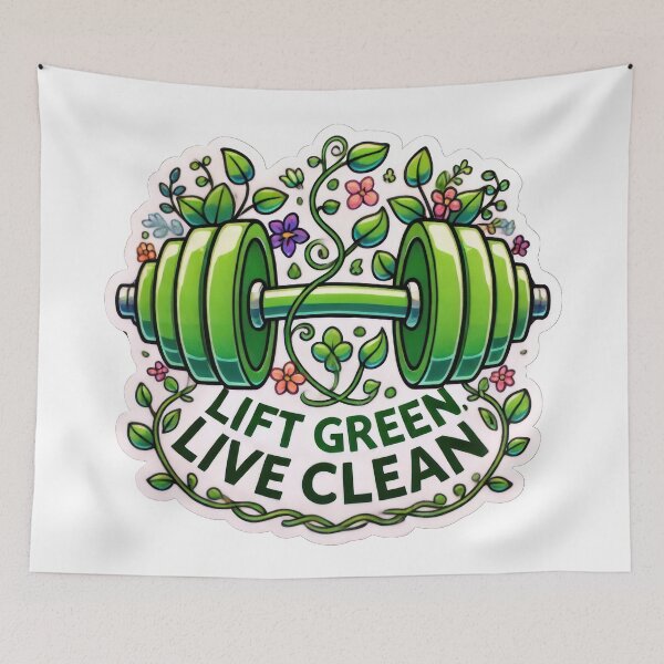 Item preview, Lift Green, Live Clean designed and sold by duke818.