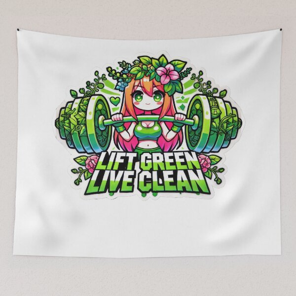 Item preview, Lift Green, Live Clean designed and sold by duke818.