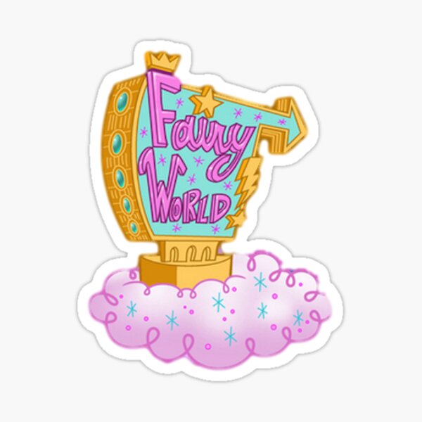 fairy world Sticker
