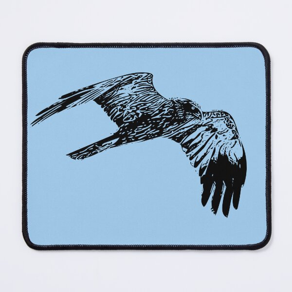 Item preview, Western Eurasian Marsh Harrier Black Design designed and sold by designsasstultd.