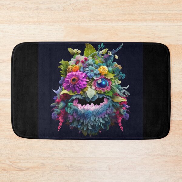 Item preview, A Cute Monster Made of Flowers designed and sold by CosmicBlesedEye.