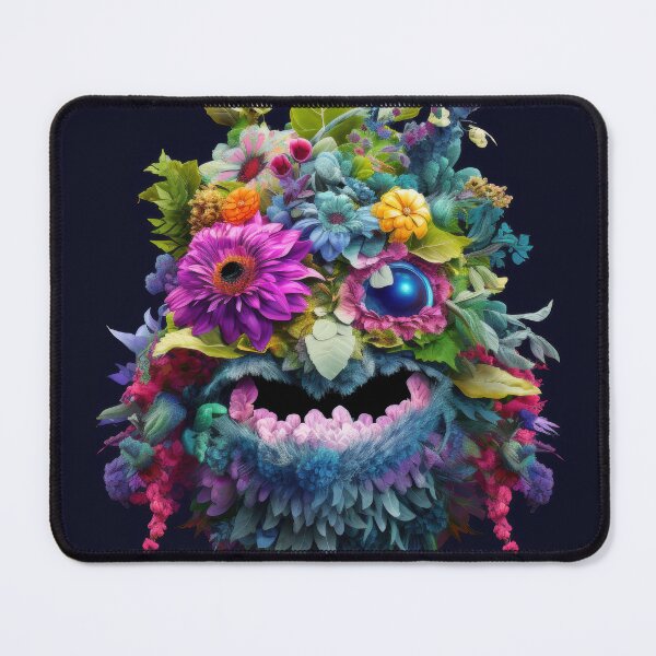Item preview, A Cute Monster Made of Flowers designed and sold by CosmicBlesedEye.