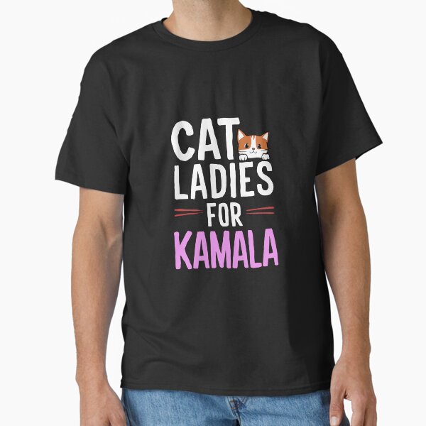 Childless Cat Lady for Kamala Harris 2024 Classic T-Shirt