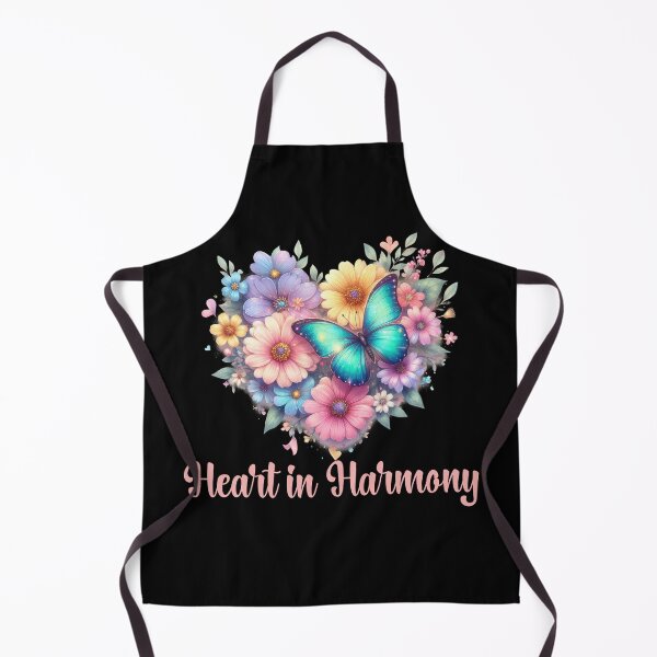 Item preview, HEART IN HARMONY, FLORAL BUTTERFLY MENTAL HEALTH QUOTES, SELF LOVE QUOTES designed and sold by PRINYOS.