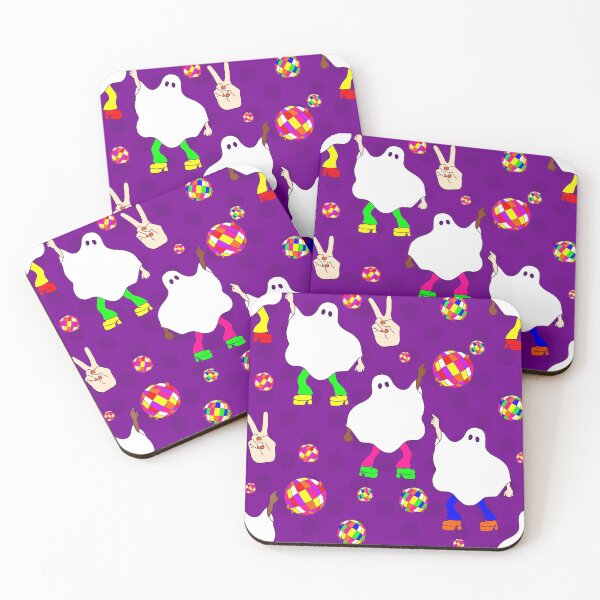 Item preview, disco halloween african ghost purple designed and sold by Gossip Rag.