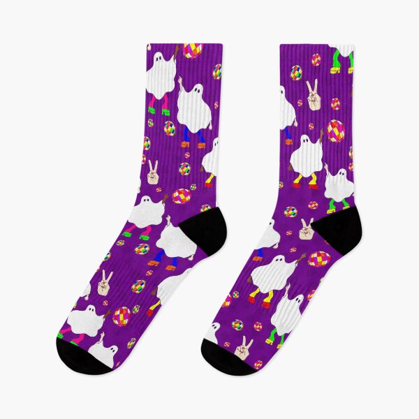 Item preview, disco halloween african ghost purple designed and sold by Gossip Rag.