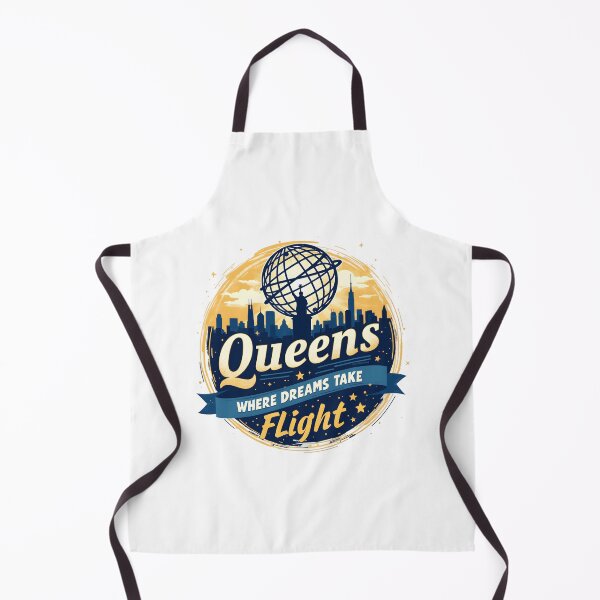 Item preview, queens new york where dreams take flight designed and sold by mood-draftsman.
