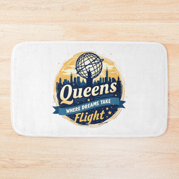 Item preview, queens new york where dreams take flight designed and sold by mood-draftsman.