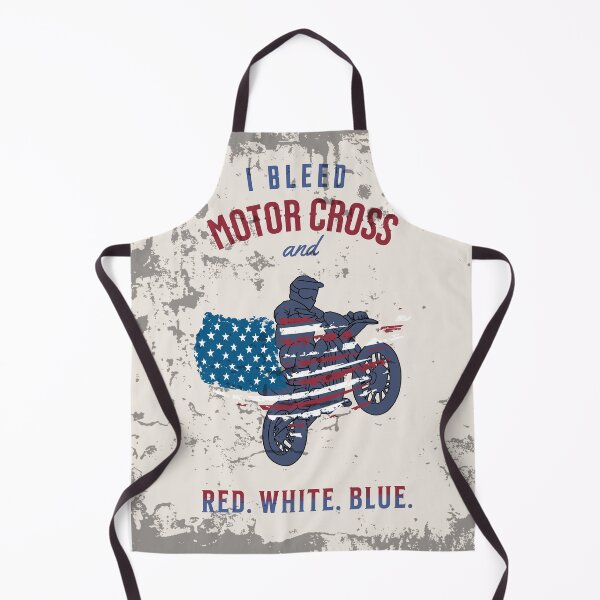 Item preview, I Bleed Motorcross and Red White and Blue designed and sold by DrewRomeoCo.