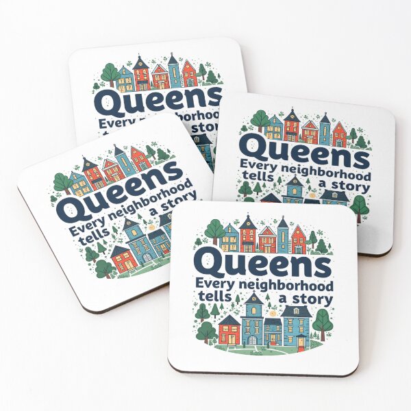 Item preview, queens new york, every neighborhood tells a story designed and sold by mood-draftsman.