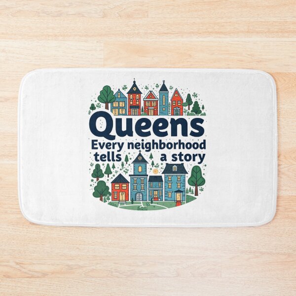 Item preview, queens new york, every neighborhood tells a story designed and sold by mood-draftsman.