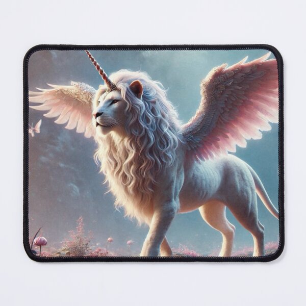 Item preview, Lion-Alicorn Fantasy Hybrid – Majestic Creature Art designed and sold by FantasyHybrids.