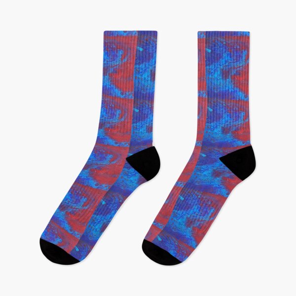 Item preview, Red and Blue Rain designed and sold by Gwen Andersen.