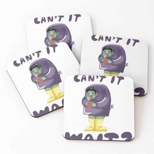 Item preview, Frankenstein Monster Wants His Coffee designed and sold by TheRetroE.