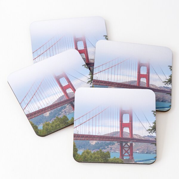 Item preview, Golden Gate Bridge Partially Veiled by Fog - San Francisco, California designed and sold by World Wondering Travel Photography.