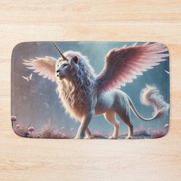Item preview, Lion-Alicorn Fantasy Hybrid – Majestic Creature Art designed and sold by FantasyHybrids.