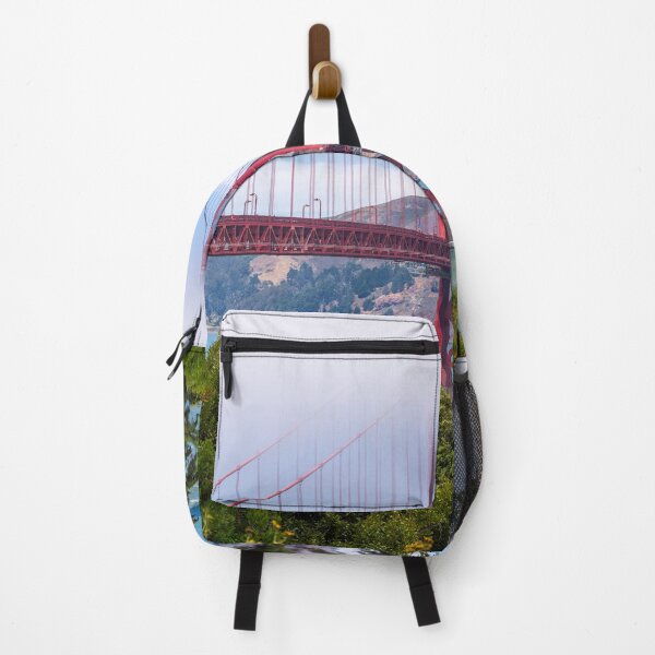 Item preview, Golden Gate Bridge Shrouded in Fog with Lush Foreground - San Francisco, California designed and sold by World Wondering Travel Photography.