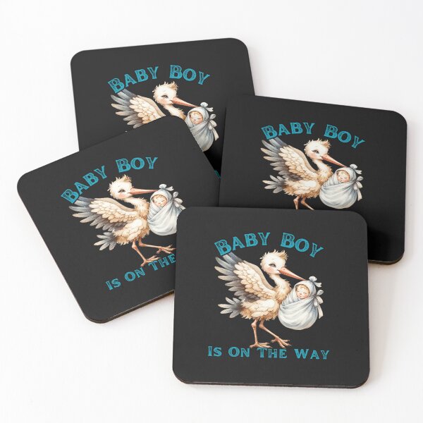 Item preview, Baby Boy Is On The Way Stork Design designed and sold by AlienOccupation.