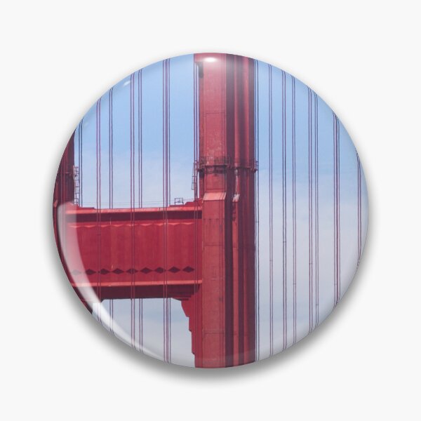 Item preview, Close-Up of Golden Gate Bridge Tower in Fog - San Francisco, California designed and sold by World Wondering Travel Photography.