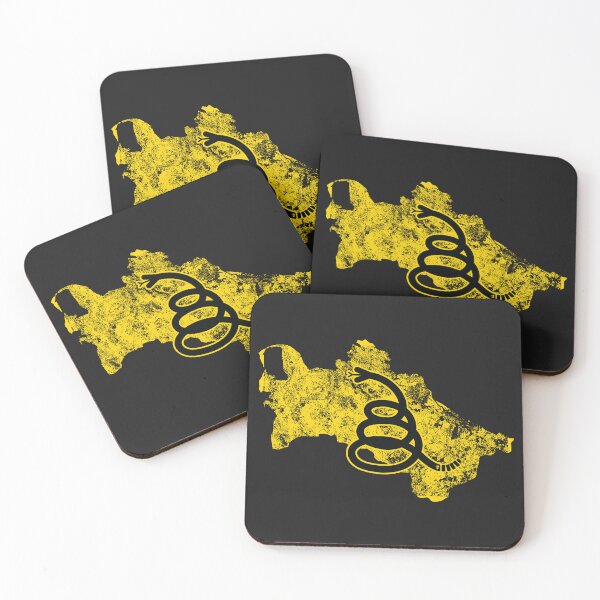 Item preview, Distressed TURKMENISTAN - Freedom Is The Superpower - Modern Gadsden Snake Flag - Dont Tread On Me design designed and sold by pelagio.
