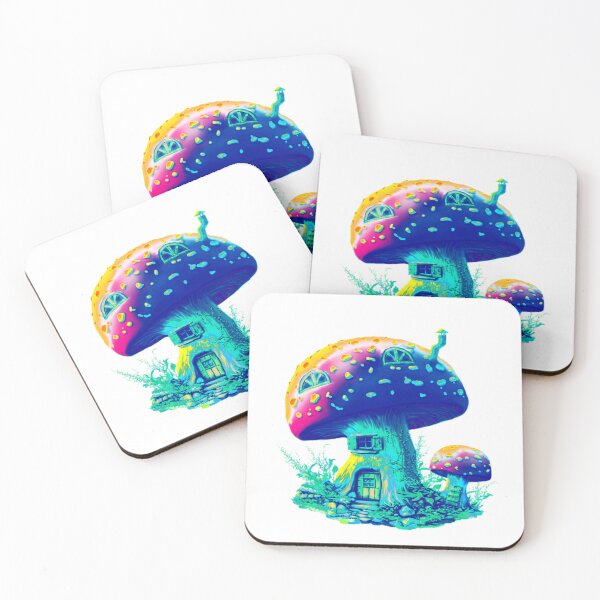 Item preview, Mushroom House, Neon designed and sold by larissa-myrie.