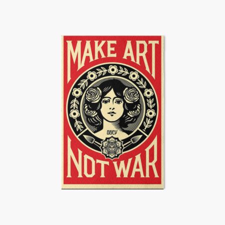 Aperçu de l'œuvre Faire de l'art pas la guerre créée et vendue par Peace,Love & Art.
