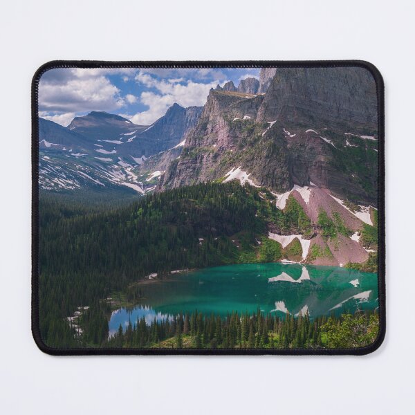 Item preview, Emerald Waters of Grinnell Lake - Glacier National Park, Montana designed and sold by World Wondering Travel Photography.