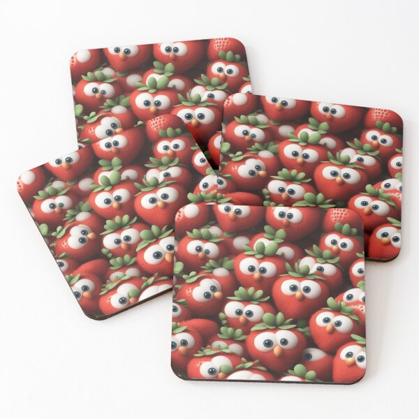 Item preview, Charming Strawberries Pattern Design designed and sold by hjian8219.