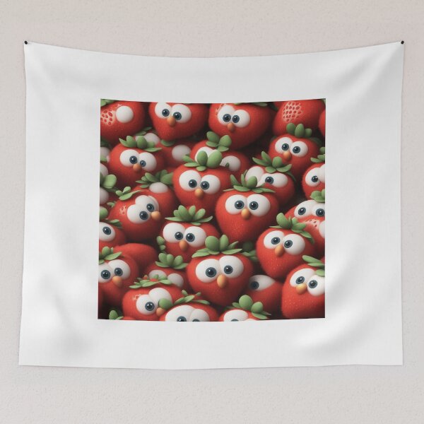 Item preview, Charming Strawberries Pattern Design designed and sold by hjian8219.