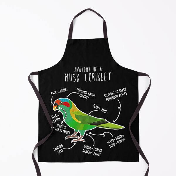 Item preview, Musk Lorikeet Parrot Anatomy designed and sold by Clara Hollins.