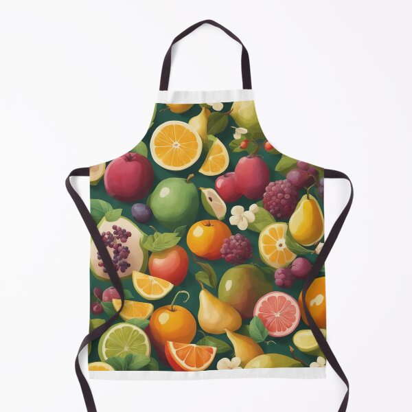 Item preview, Flat Design Fruit Floral Pattern designed and sold by hjian8219.