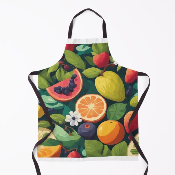 Item preview, Flat Design Fruit Floral Pattern designed and sold by hjian8219.