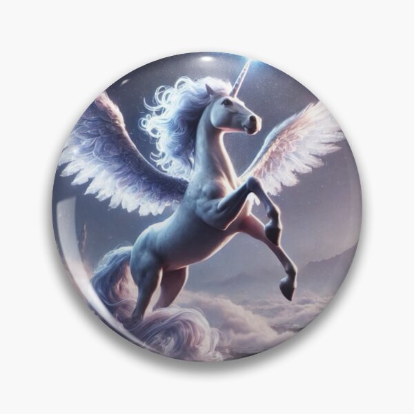 Item preview, Mystical Alicorn Hybrid in Enchanted Realm - Fantasy Creature Art designed and sold by FantasyHybrids.