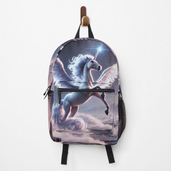 Item preview, Mystical Alicorn Hybrid in Enchanted Realm - Fantasy Creature Art designed and sold by FantasyHybrids.