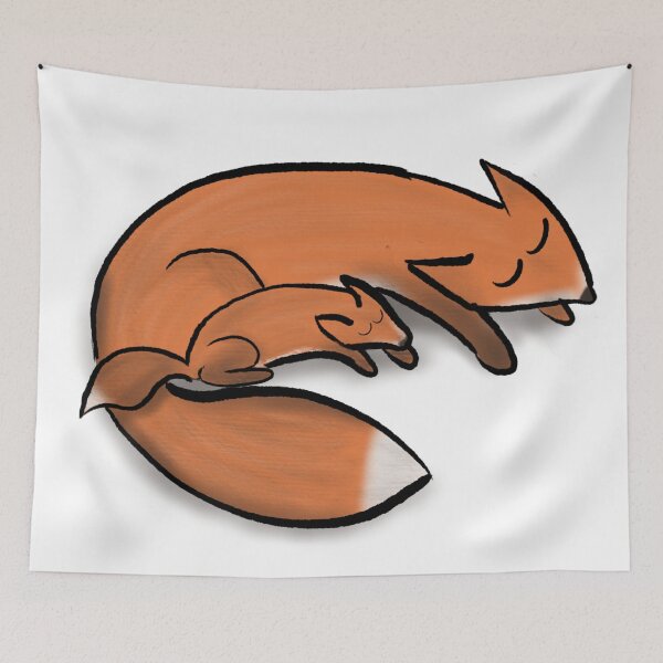 Item preview, Sleeping Foxes designed and sold by UnToasted.