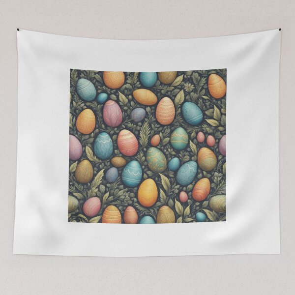 Item preview, Hand-Drawn Easter Pattern designed and sold by hjian8219.