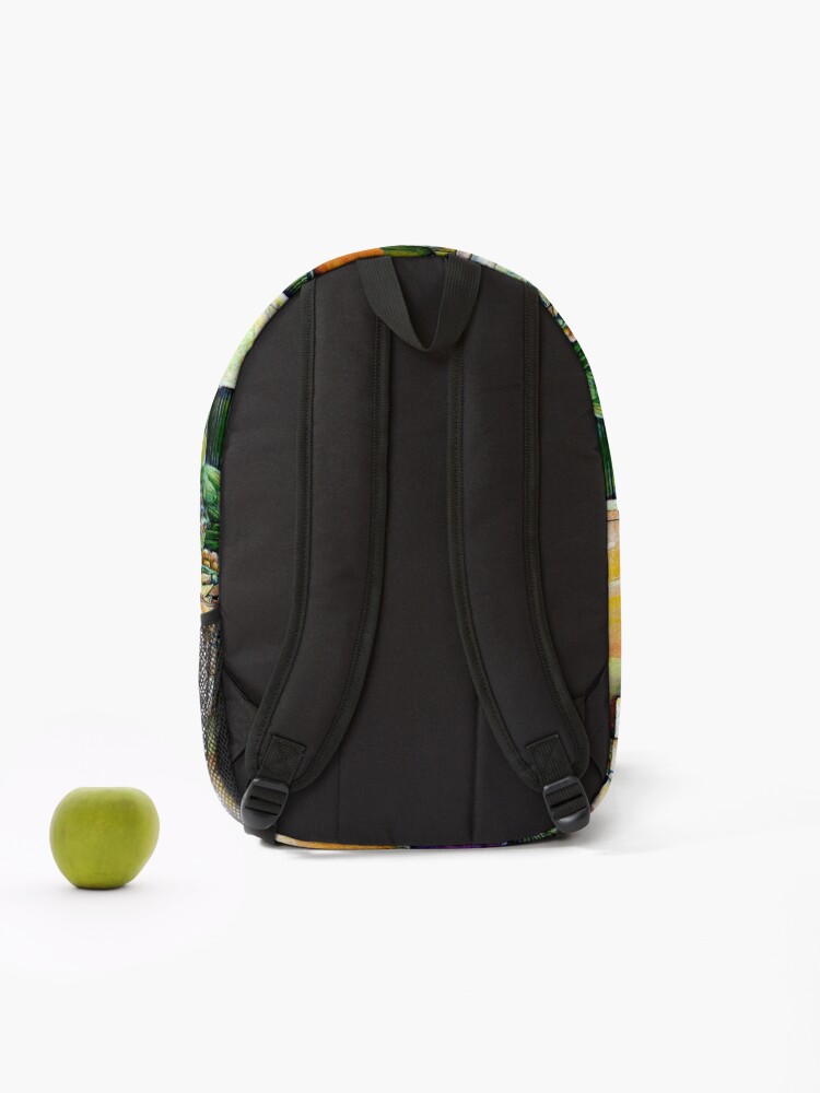 Thumbnail 2 of 3, Backpack, Undermining Artistic Gentrification designed and sold by gayeelise.