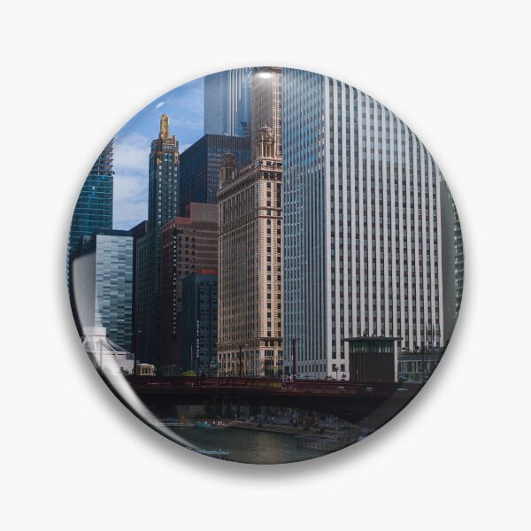 Item preview, Chicago River and Skyscrapers designed and sold by World Wondering Travel Photography.