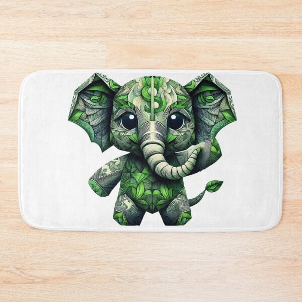 Item preview, Appu The green elephant baby designed and sold by ZulryLifestyles.