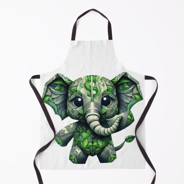 Item preview, Appu The green elephant baby designed and sold by ZulryLifestyles.