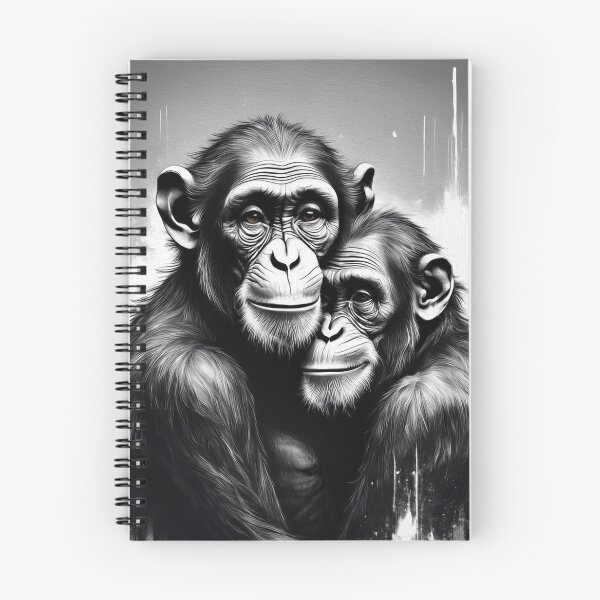 Item preview, Two chimpanzees designed and sold by hhh-art.