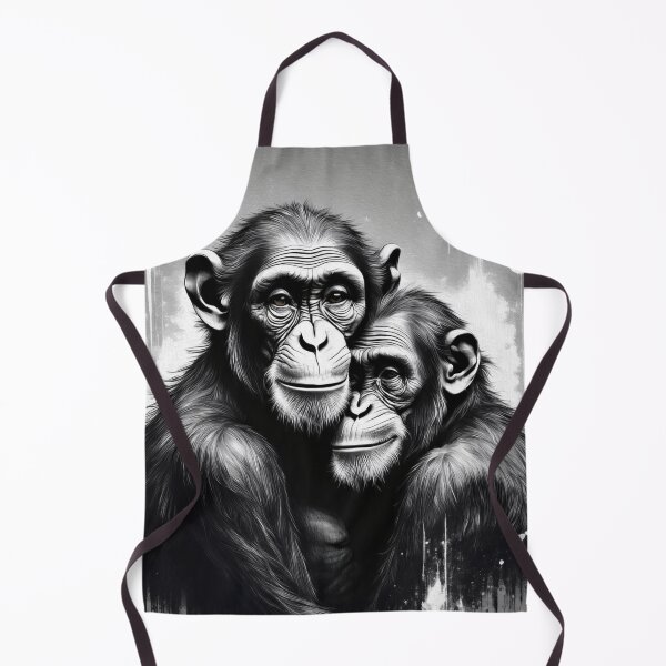 Item preview, Two chimpanzees designed and sold by hhh-art.