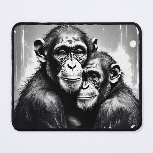 Item preview, Two chimpanzees designed and sold by hhh-art.