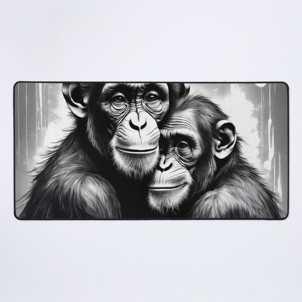 Item preview, Two chimpanzees designed and sold by hhh-art.