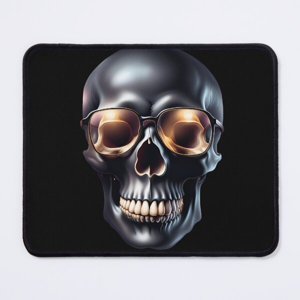 Item preview, Skull with glasses designed and sold by DebriArte.