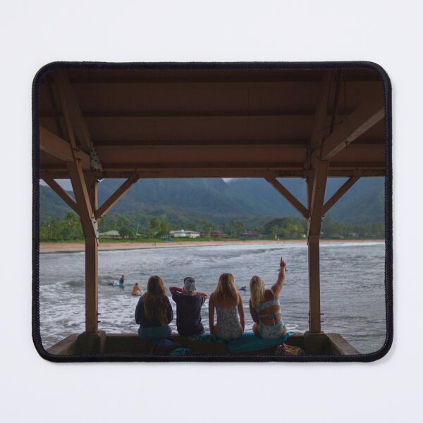 Item preview, Relaxing at Hanalei Bay - Kauai, Hawaii designed and sold by World Wondering Travel Photography.